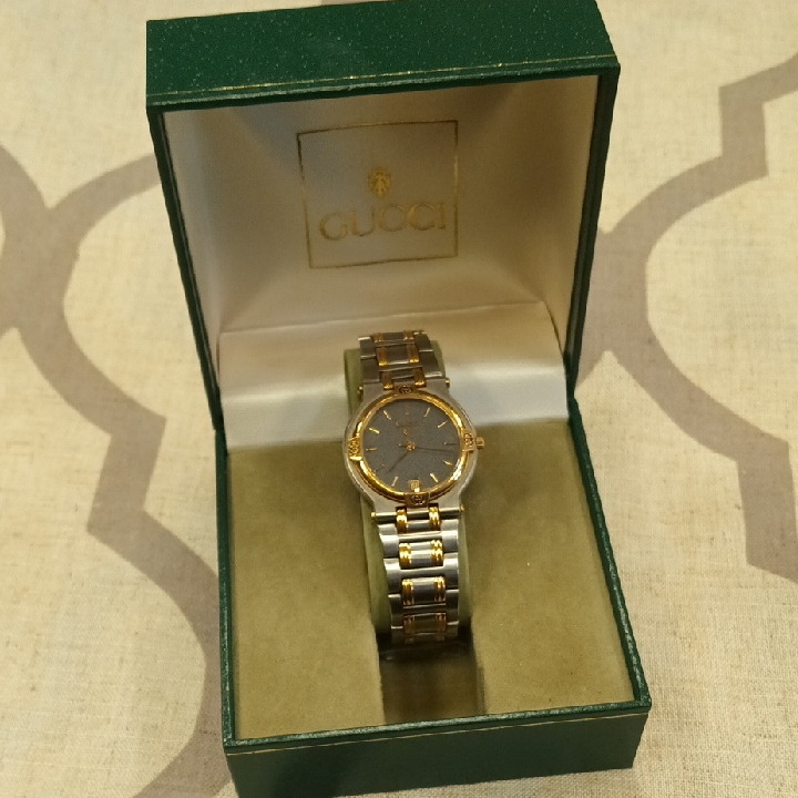 Gucci Two-Tone Gold And Silver Watch